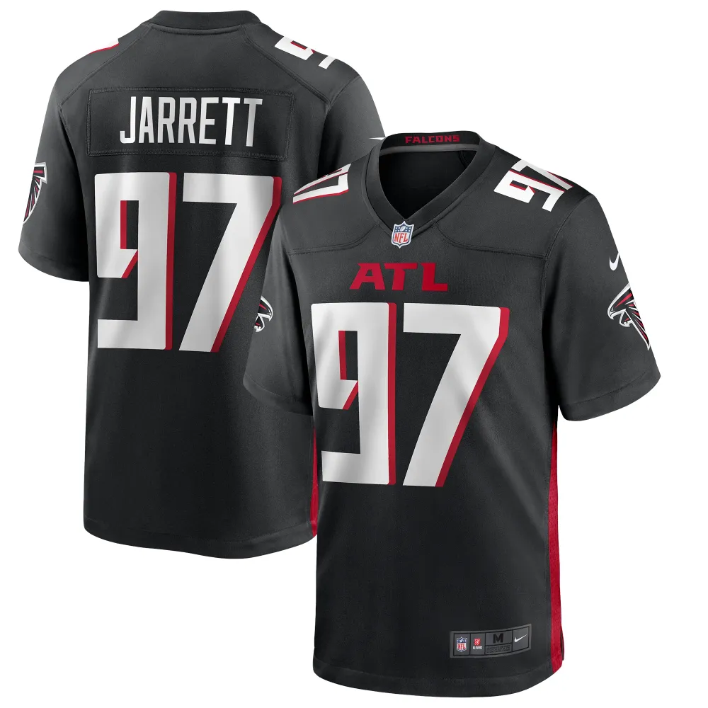 Men's Atlanta Falcons Grady Jarrett Black Game Player Jersey