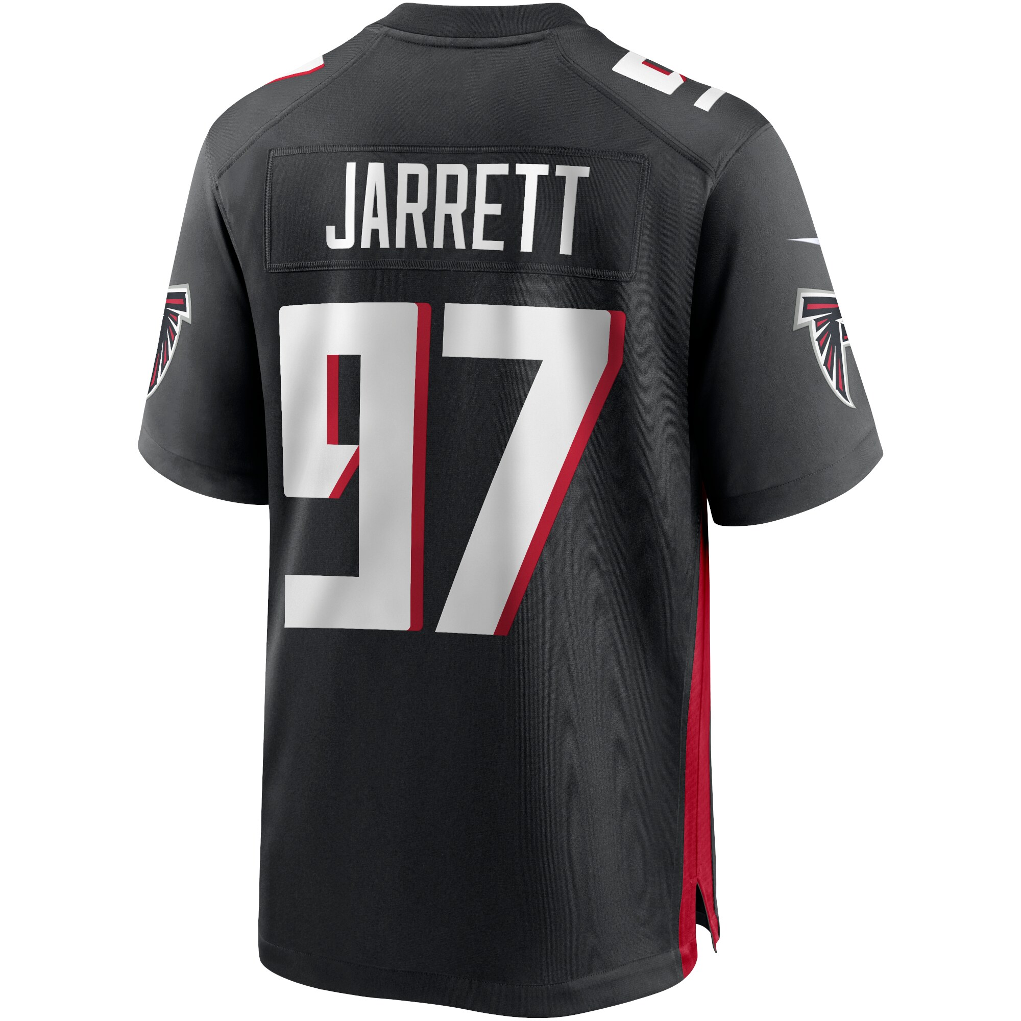 Men's Atlanta Falcons Grady Jarrett Black Game Player Jersey
