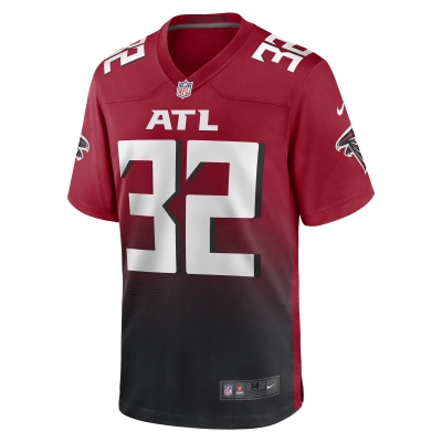 Men's Atlanta Falcons Jamal Anderson Red Retired Player Alternate Game Jersey 02