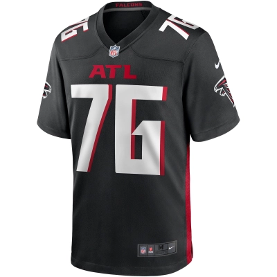 Men's Atlanta Falcons Kaleb McGary Black Game Jersey 02