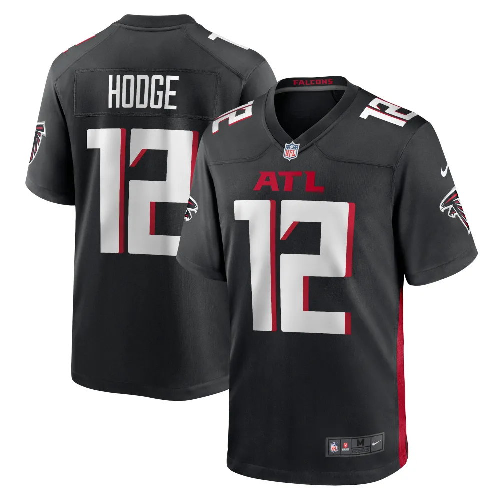 Men's Atlanta Falcons KhaDarel Hodge Black Game Jersey