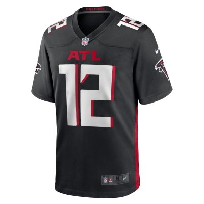 Men's Atlanta Falcons KhaDarel Hodge Black Game Jersey 02