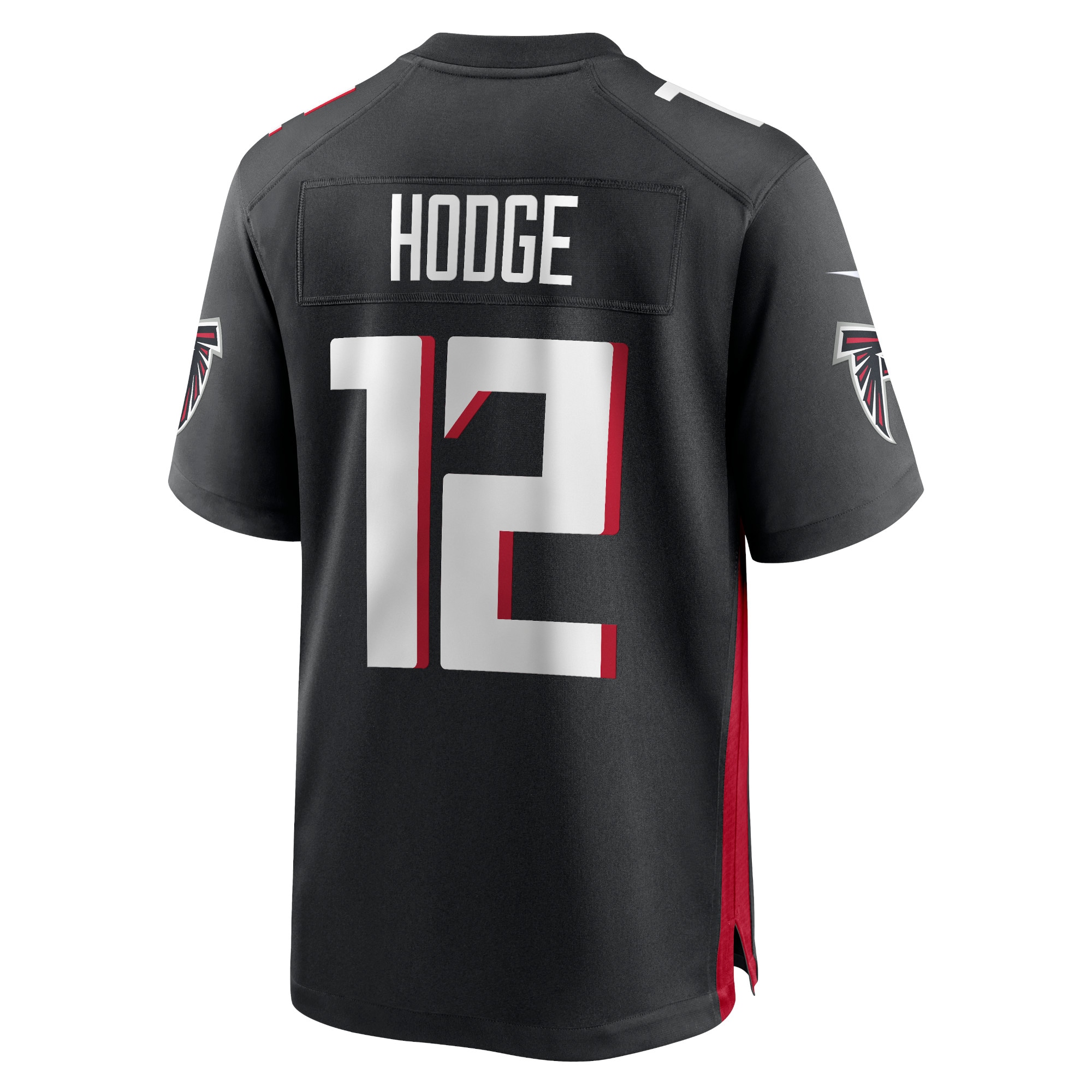 Men's Atlanta Falcons KhaDarel Hodge Black Game Jersey