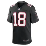 Men's Atlanta Falcons Kirk Cousins Black Alternate Game Player Jersey