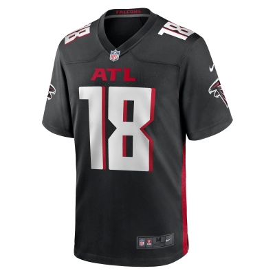 Men's Atlanta Falcons Kirk Cousins Black Game Player Jersey 02