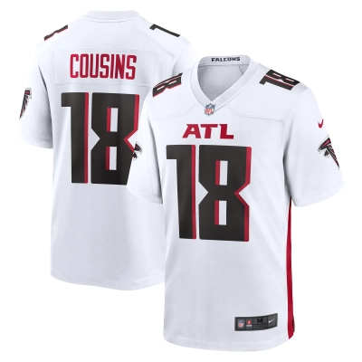 Men's Atlanta Falcons Kirk Cousins White Game Player Jersey 01