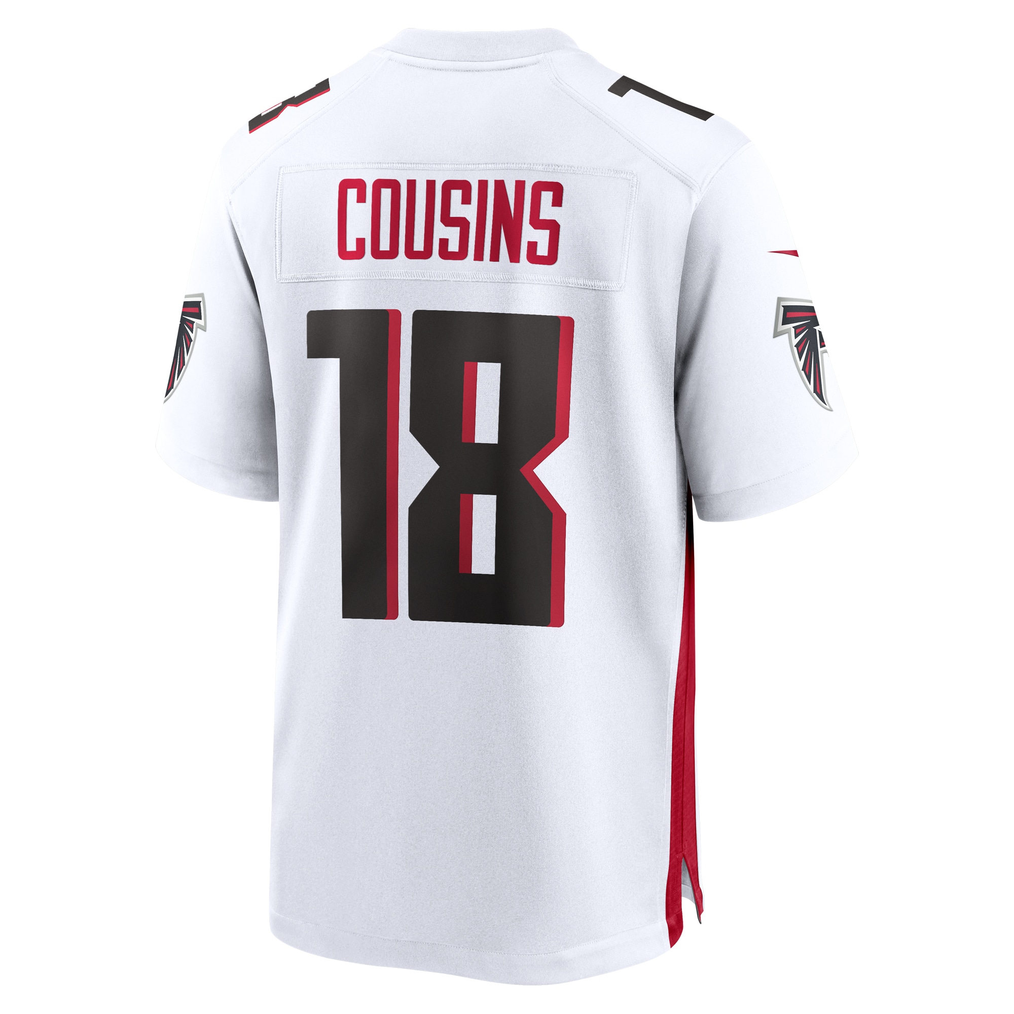 Men's Atlanta Falcons Kirk Cousins White Game Player Jersey