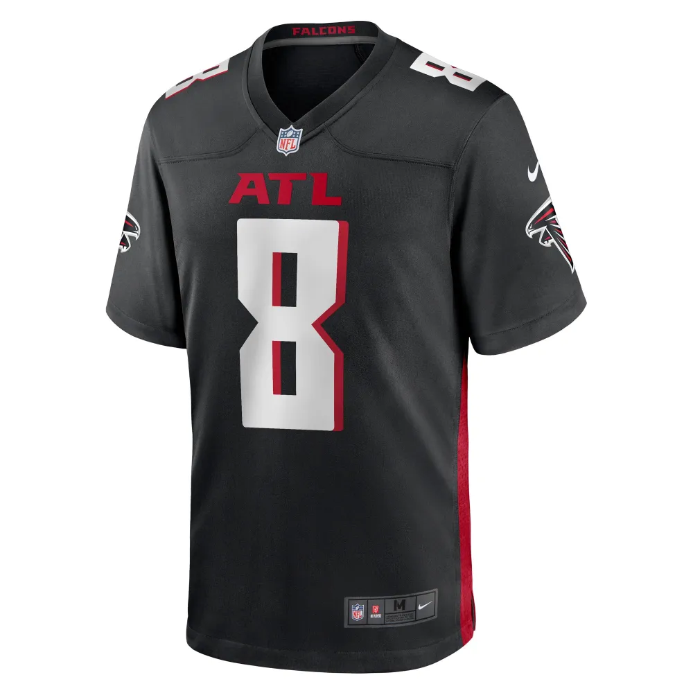 Men's Atlanta Falcons Kyle Pitts Black Game Jersey
