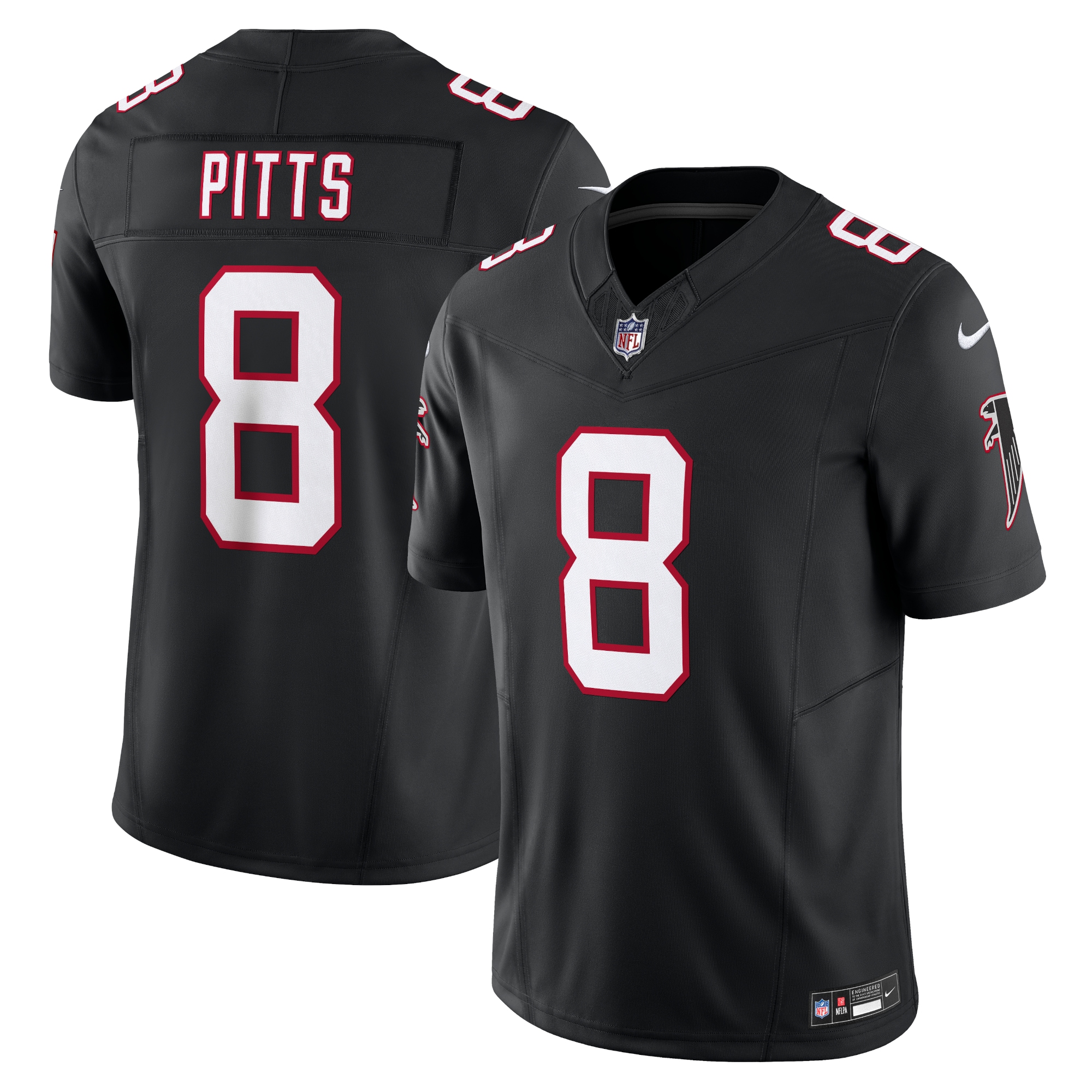 Men's Atlanta Falcons Kyle Pitts Black Vapor F.U.S.E. Limited Jersey