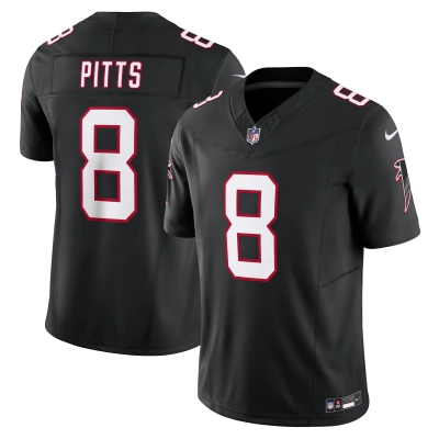 Men's Atlanta Falcons Kyle Pitts Black Vapor F.U.S.E. Limited Jersey 01