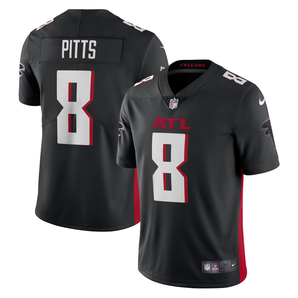 Men's Atlanta Falcons Kyle Pitts Black Vapor Limited Jersey