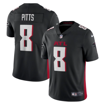 Men's Atlanta Falcons Kyle Pitts Black Vapor Limited Jersey 01