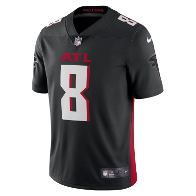 Men's Atlanta Falcons Kyle Pitts Black Vapor Limited Jersey 02