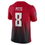 Men's Atlanta Falcons Kyle Pitts Red Alternate 2 Vapor Limited Jersey