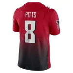 Men's Atlanta Falcons Kyle Pitts Red Alternate 2 Vapor Limited Jersey
