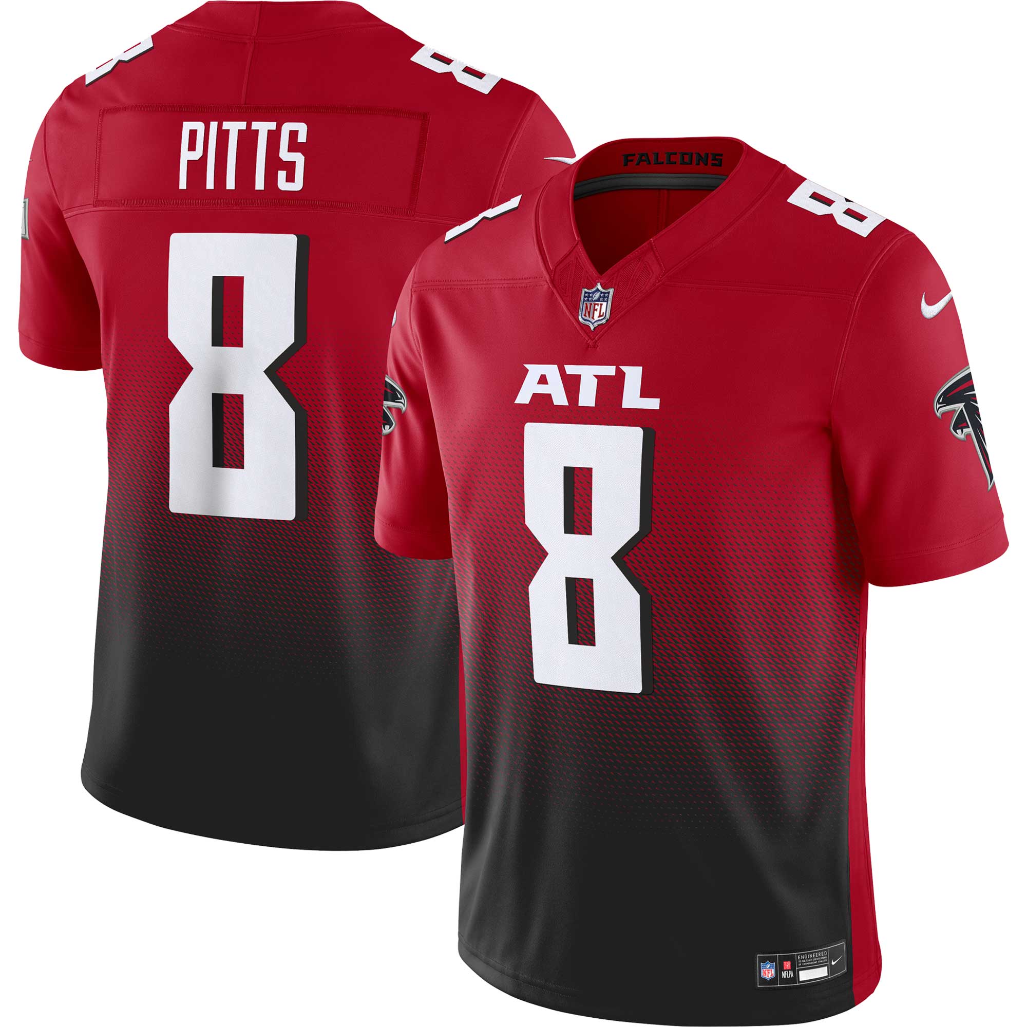 Men's Atlanta Falcons Kyle Pitts Red Vapor F.U.S.E. Limited Jersey