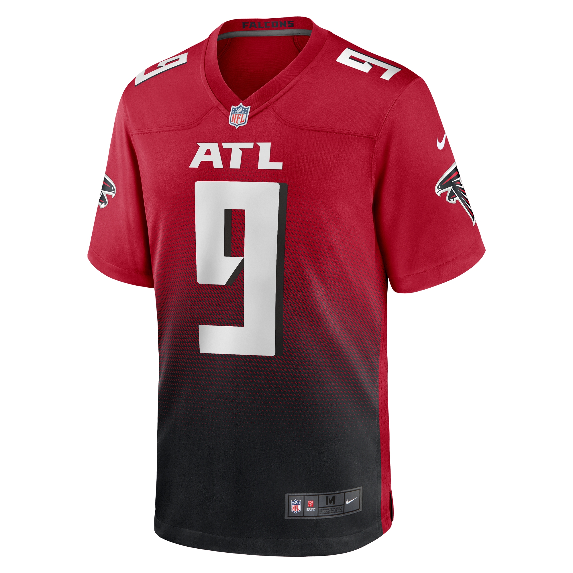 Men's Atlanta Falcons Michael Penix Jr. Red Alternate Game Jersey