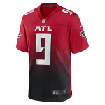 Men's Atlanta Falcons Michael Penix Jr. Red Alternate Game Jersey