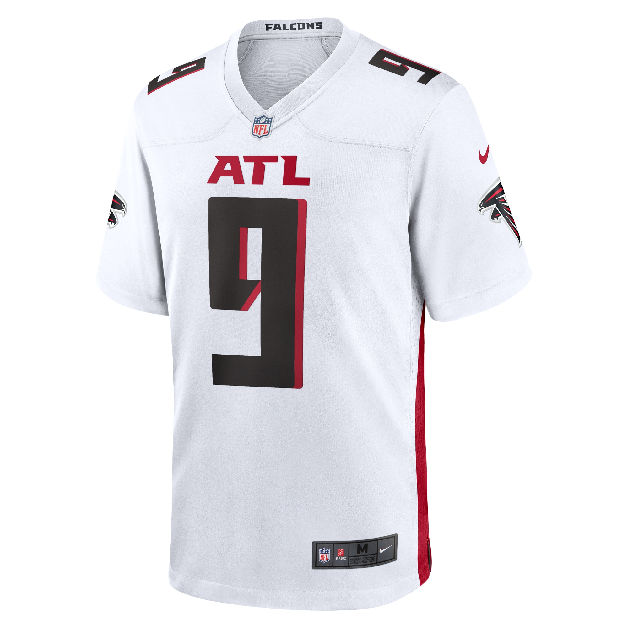 Men's Atlanta Falcons Michael Penix Jr. White Game Jersey