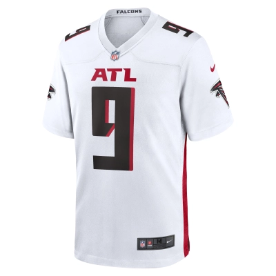 Men's Atlanta Falcons Michael Penix Jr. White Game Jersey 02