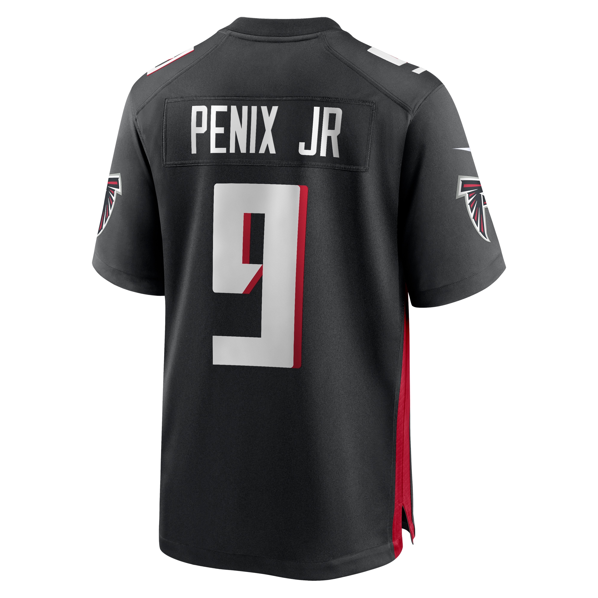Men's Atlanta Falcons Michael Penix Jr. Black 2024 NFL Draft First Round Pick Player Game Jersey