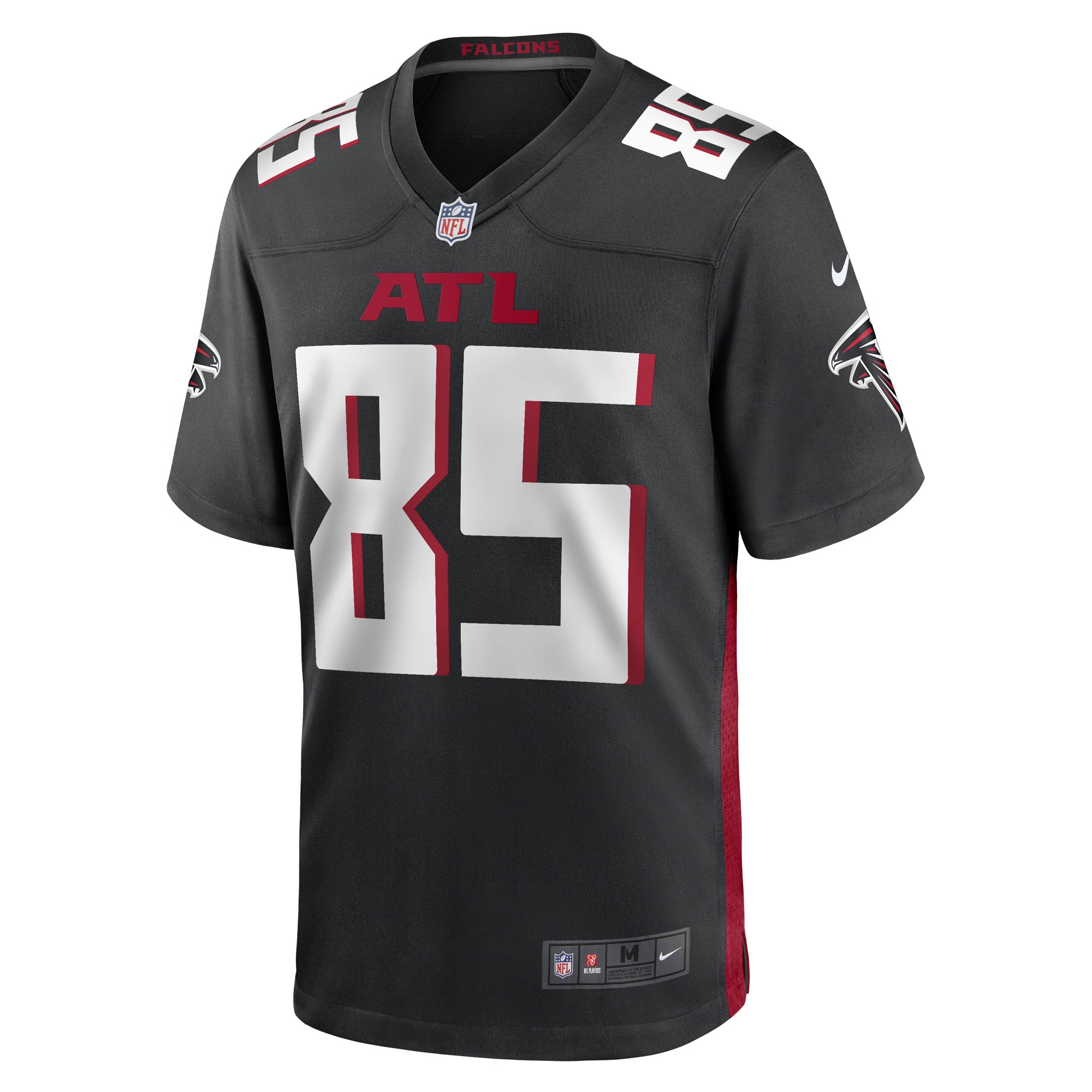 Men's Atlanta Falcons MyCole Pruitt Black Game Player Jersey