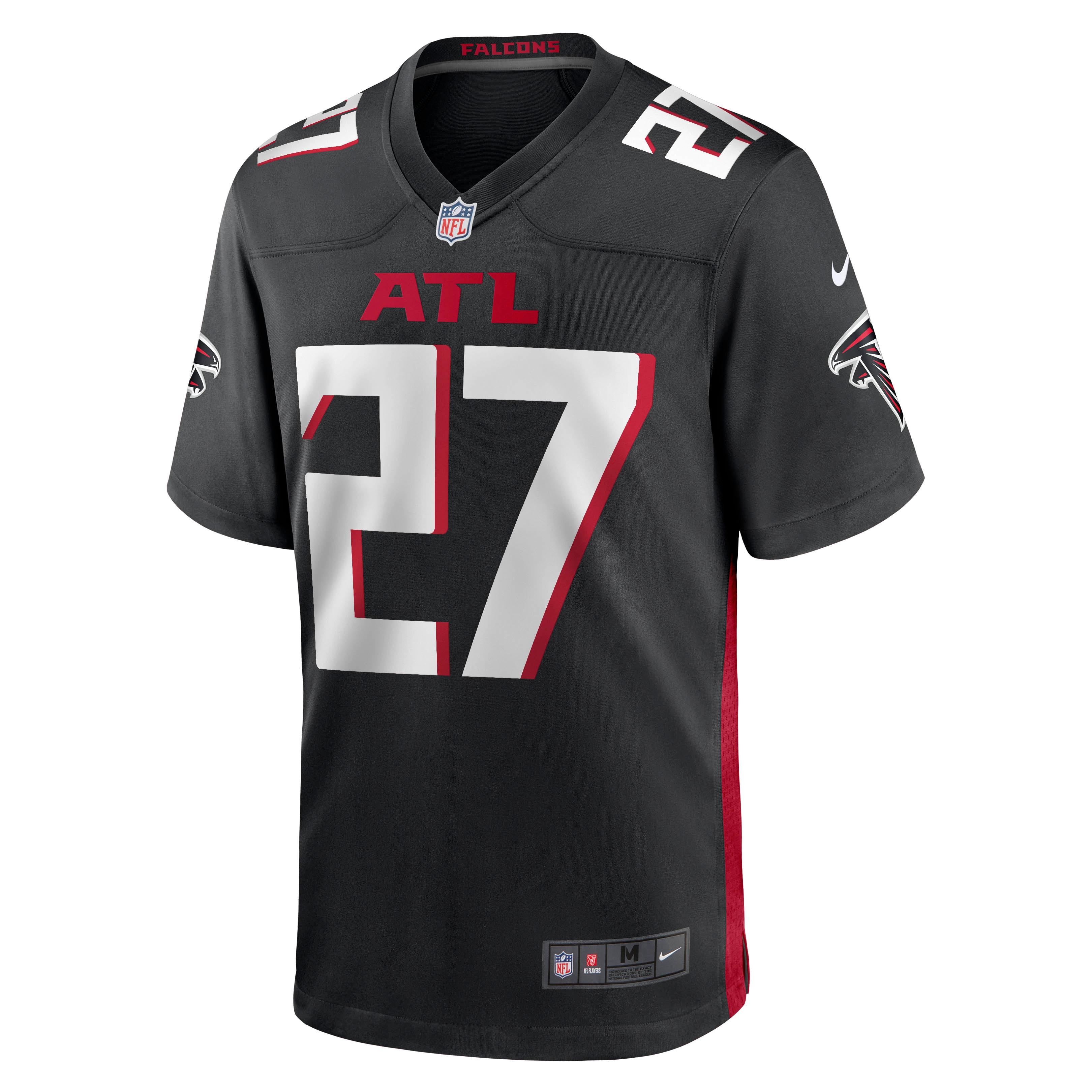 Men's Atlanta Falcons Richie Grant Black Game Jersey