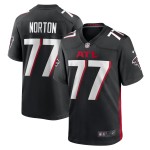 Men's Atlanta Falcons Storm Norton Black Game Jersey