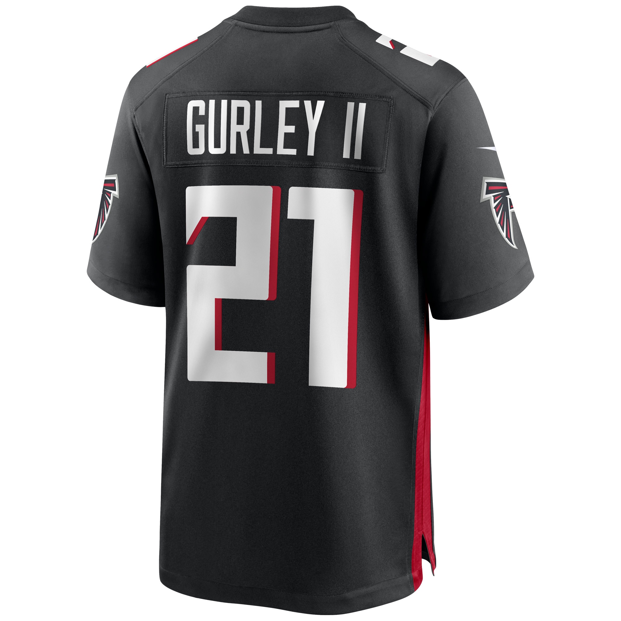 Men's Atlanta Falcons Todd Gurley II Black Game Player Jersey