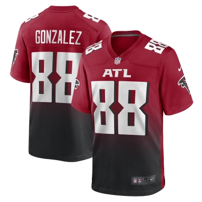 Men's Atlanta Falcons Tony Gonzalez Red Retired Player Alternate Game Jersey 01