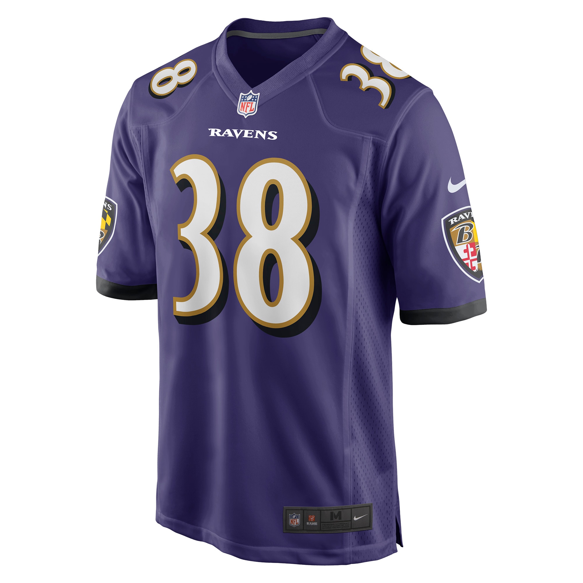Men's Baltimore Ravens Ben Mason Purple Game Jersey