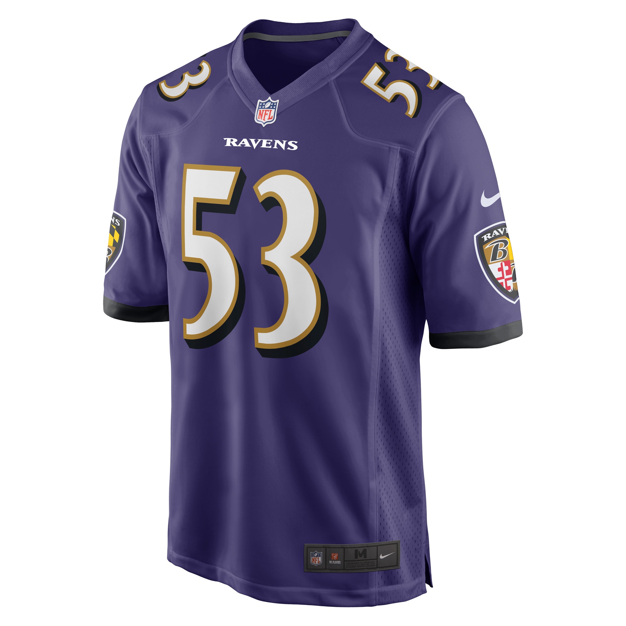 Men's Baltimore Ravens Del'Shawn Phillips Purple Game Player Jersey