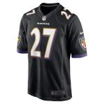 Men's Baltimore Ravens J.K. Dobbins Black Game Jersey