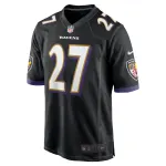 Men's Baltimore Ravens J.K. Dobbins Black Game Jersey