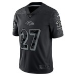 Men's Baltimore Ravens J.K. Dobbins Black RFLCTV Limited Jersey