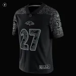 Men's Baltimore Ravens J.K. Dobbins Black RFLCTV Limited Jersey