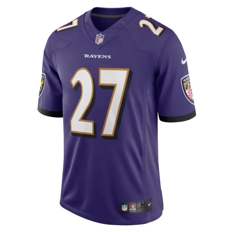 Men's Baltimore Ravens J.K. Dobbins Purple Vapor Limited Jersey