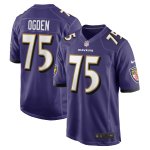 Men's Baltimore Ravens Jonathan Ogden Purple Retired Player Game Jersey