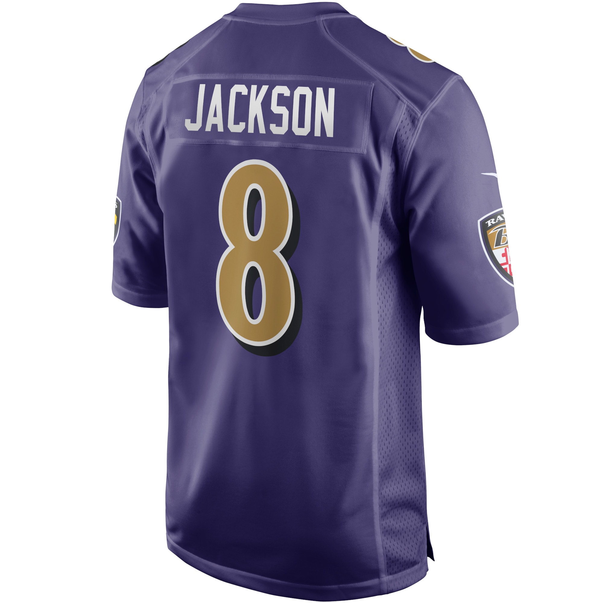 Men's Baltimore Ravens Lamar Jackson Purple Alternate Game Jersey