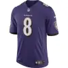 Men's Baltimore Ravens Lamar Jackson Purple Speed Machine Limited Jersey