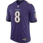 Men's Baltimore Ravens Lamar Jackson Purple Speed Machine Limited Jersey