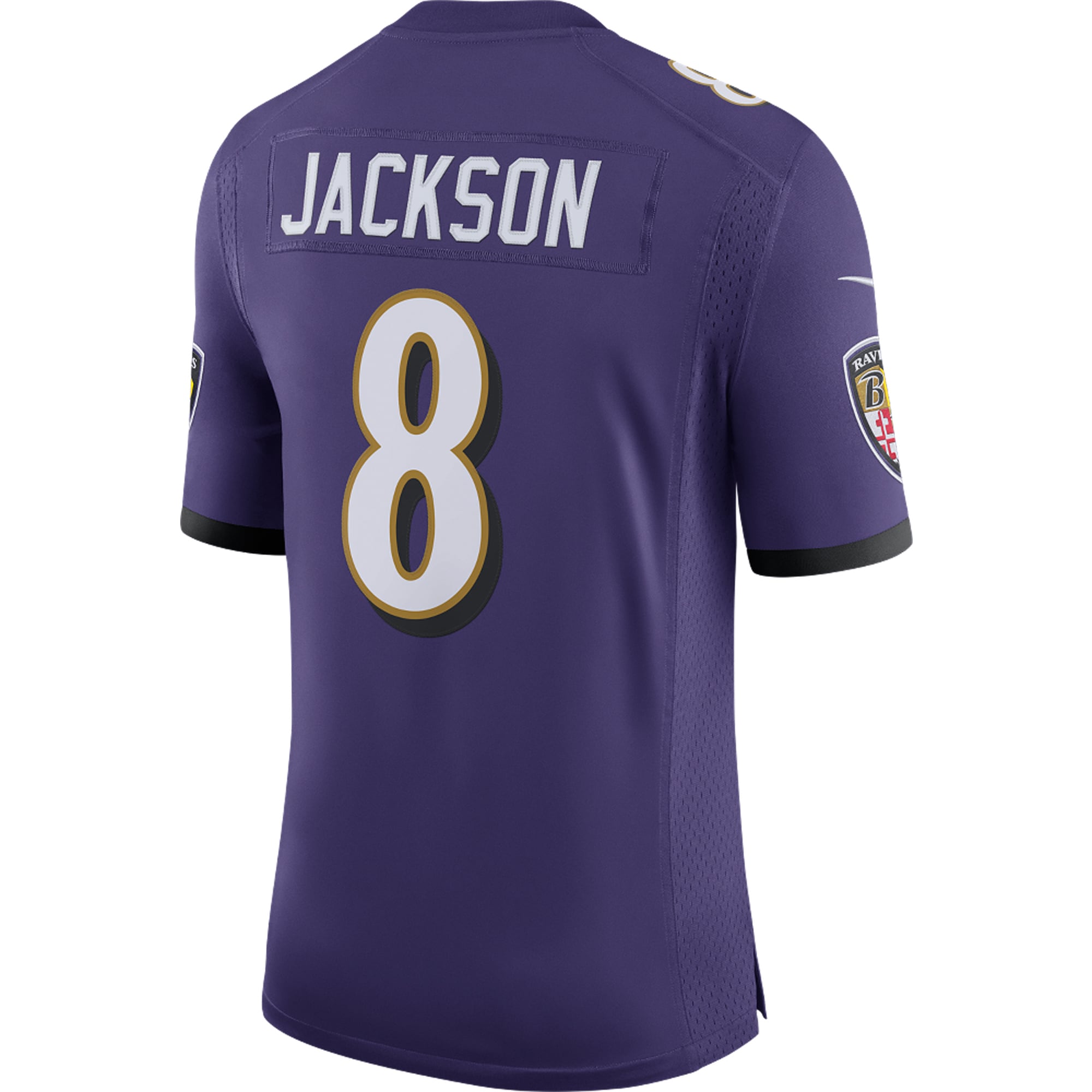 Men's Baltimore Ravens Lamar Jackson Purple Speed Machine Limited Jersey