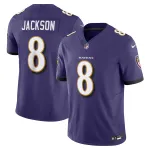 Men's Baltimore Ravens Lamar Jackson Purple Vapor F.U.S.E. Limited Jersey