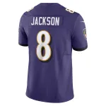 Men's Baltimore Ravens Lamar Jackson Purple Vapor F.U.S.E. Limited Jersey