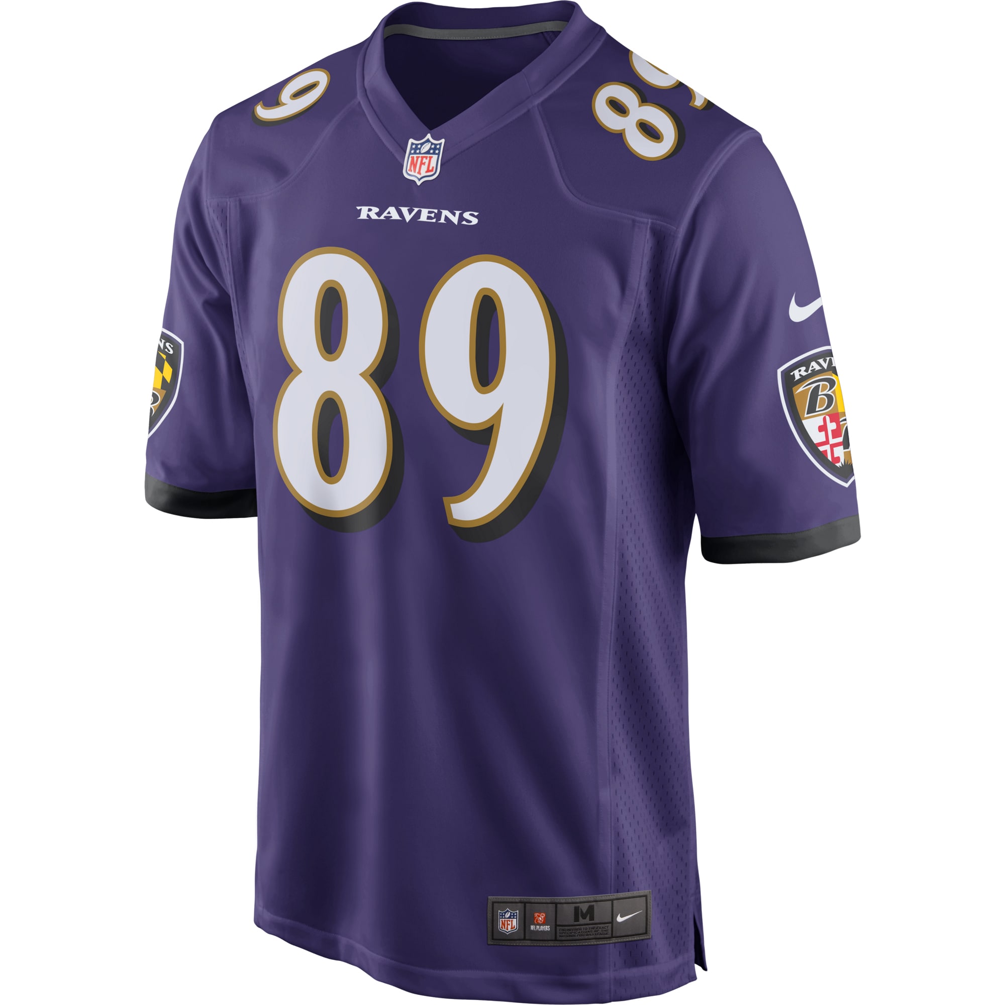 Men's Baltimore Ravens Mark Andrews Purple Game Jersey