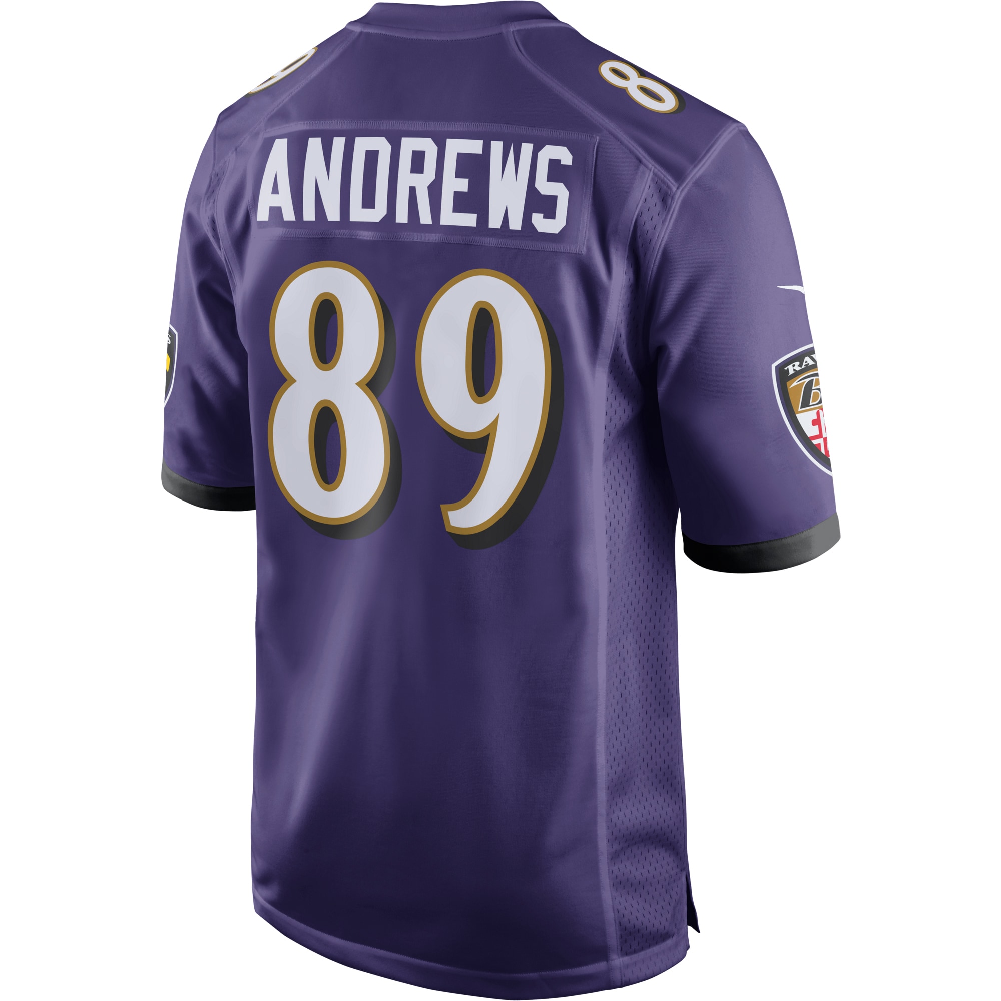 Men's Baltimore Ravens Mark Andrews Purple Game Jersey