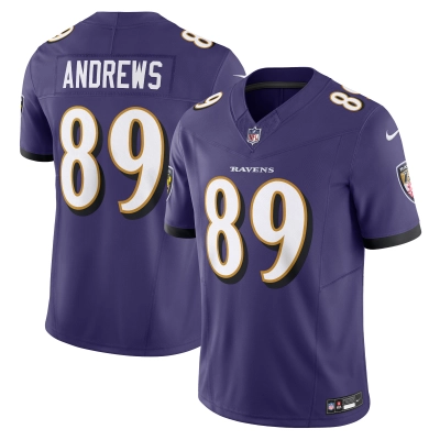 Men's Baltimore Ravens Mark Andrews Purple Vapor F.U.S.E. Limited Jersey 01