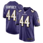 Men's Baltimore Ravens Marlon Humphrey Purple Game Team Jersey