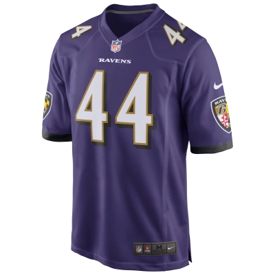 Men's Baltimore Ravens Marlon Humphrey Purple Player Game Jersey 02