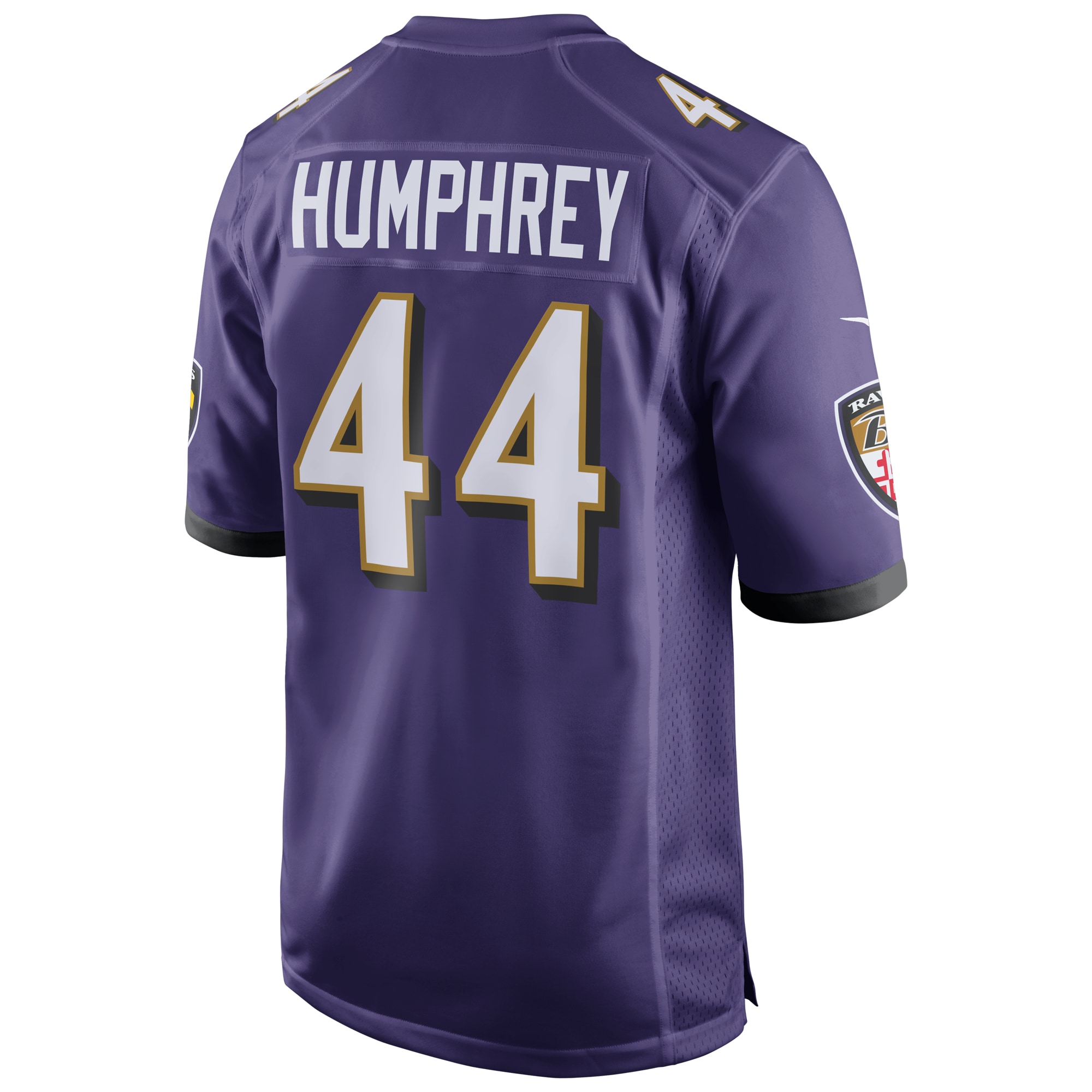 Men's Baltimore Ravens Marlon Humphrey Purple Player Game Jersey